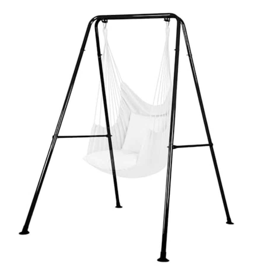 Hammock With Stand - Swing Stand Only, Heavy-Duty Metal Hammock