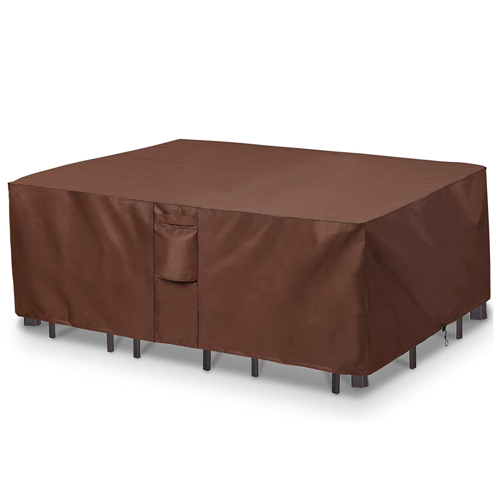Bistro Table Set - Brown 420D HEAVY DUTY Outdoor Waterproof