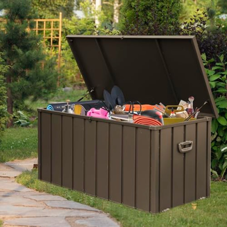 Outdoor Furniture With Storage - 160 Gallon Deck Box Outdoor Storage