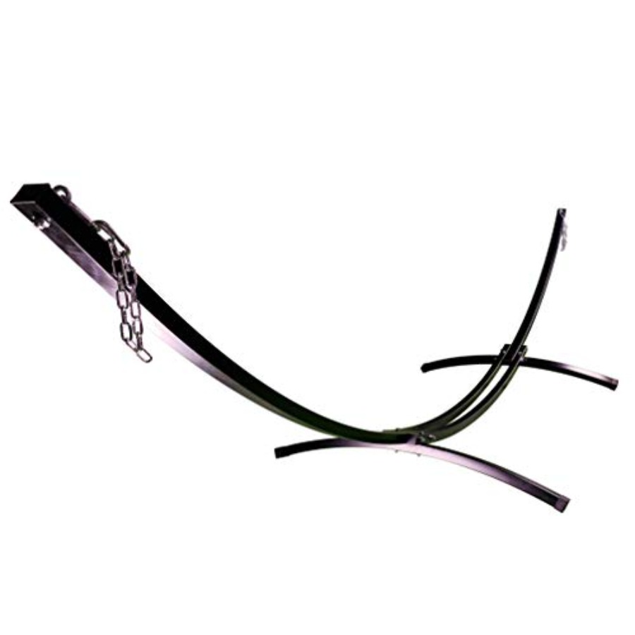 Hammock With Stand - 15 Ft Indoor/Outdoor Powder Coated Galvanized