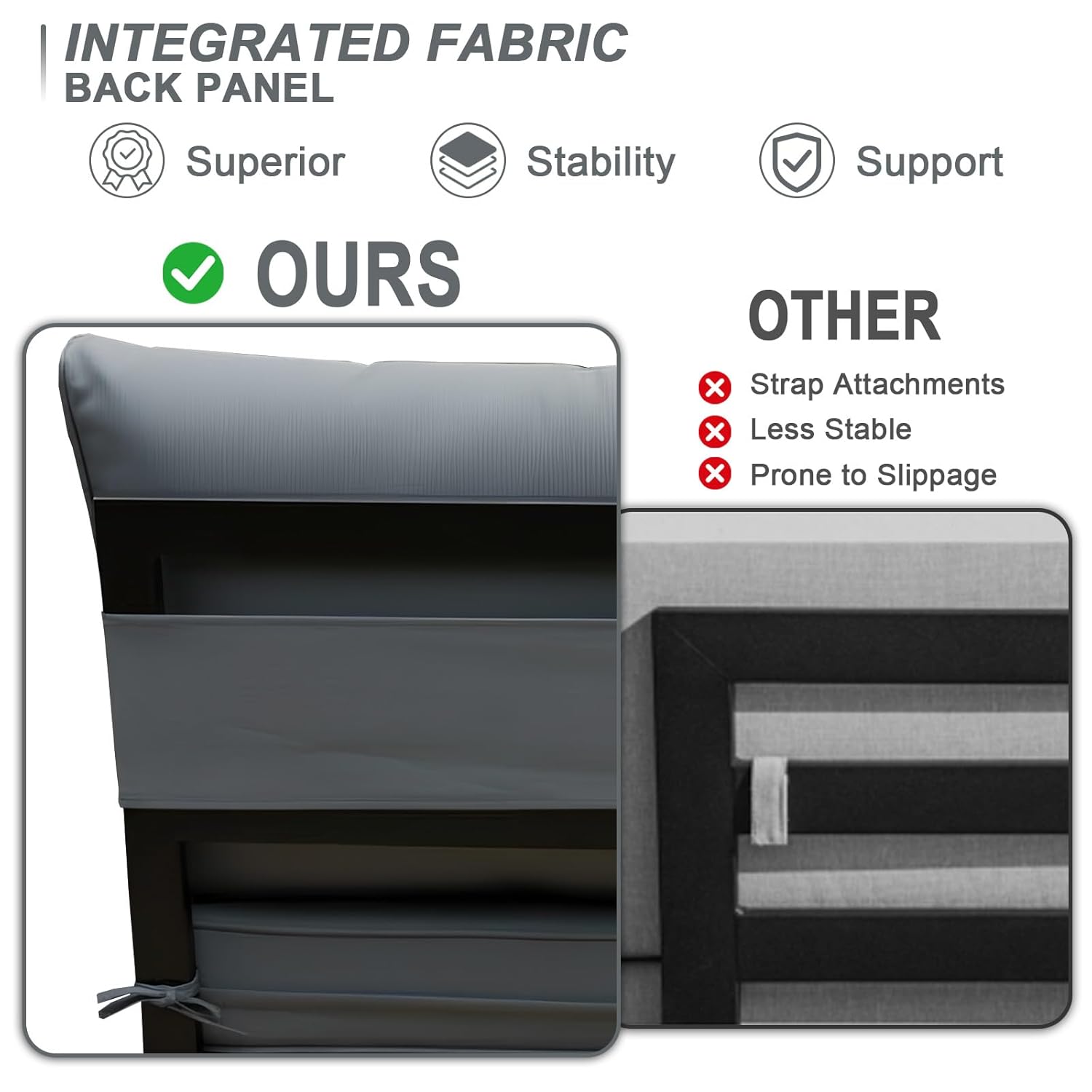 5 Seat Patio Sectional Metal F - Outdoor Furniture Grey 评论和价格