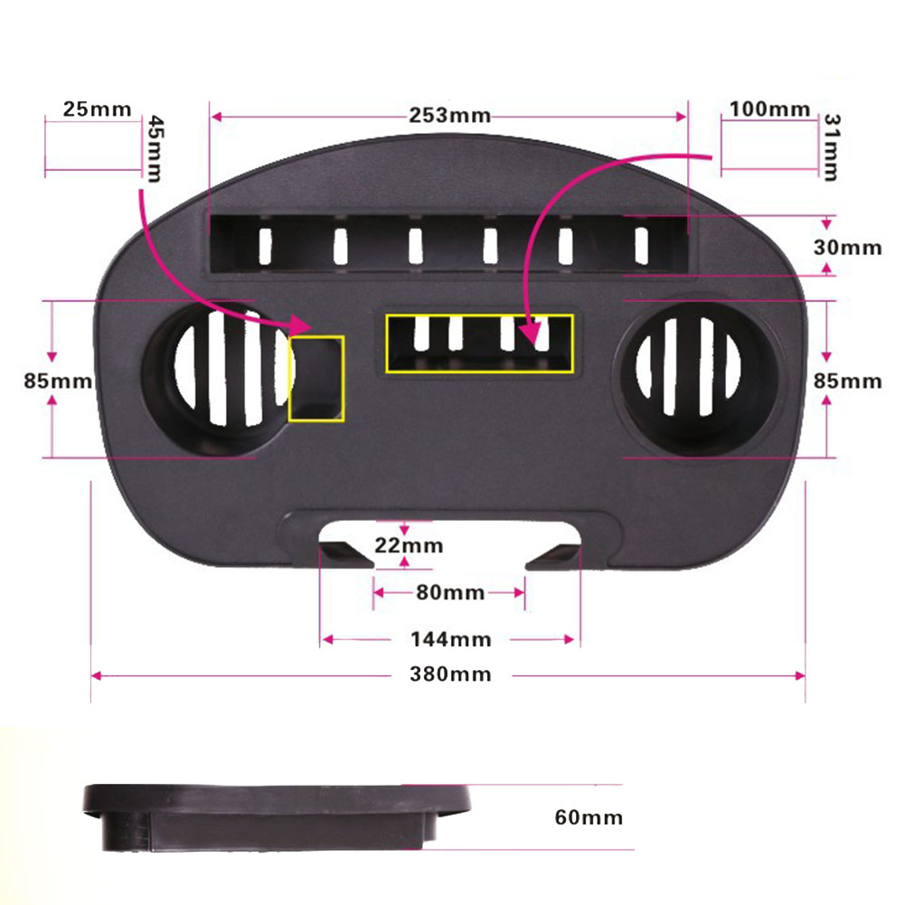 Clip On Cup Holder With Mobile - Bistro Table Set 评论和价格