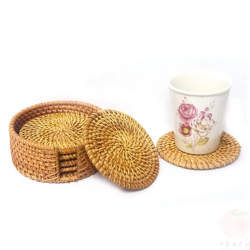 6Pcs Drink Coasters Set For Ku - Bistro Table Set 评论和价格