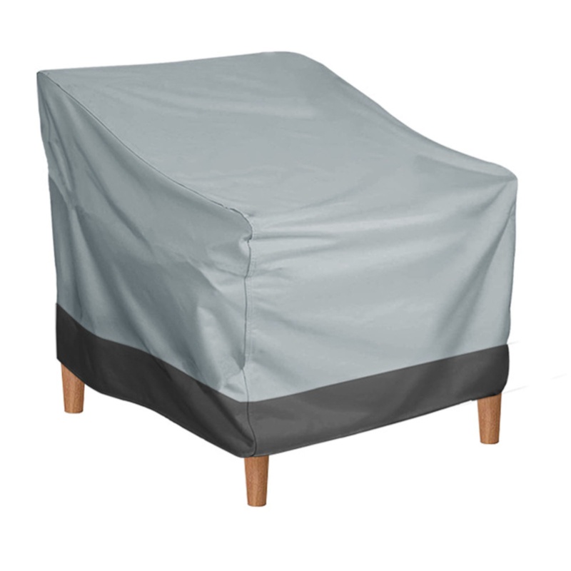 Patio Chair Cover Oxford Cloth - Outdoor Furniture Grey 评论和价格