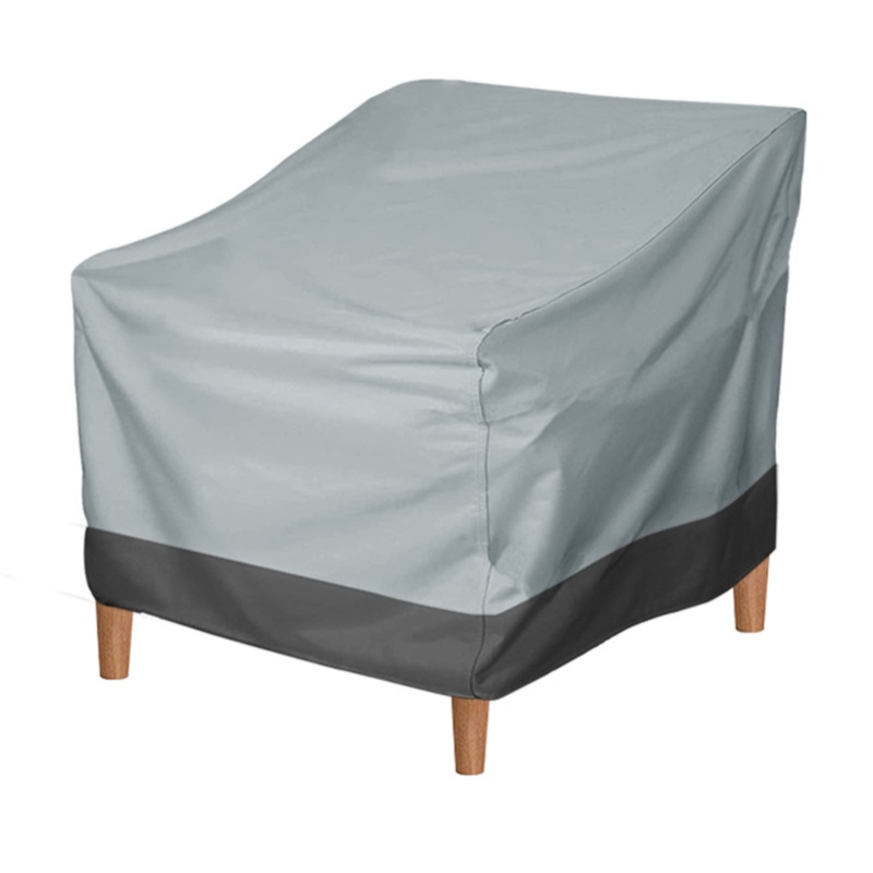 Patio Chair Cover Oxford Cloth - Outdoor Furniture Grey 评论和价格