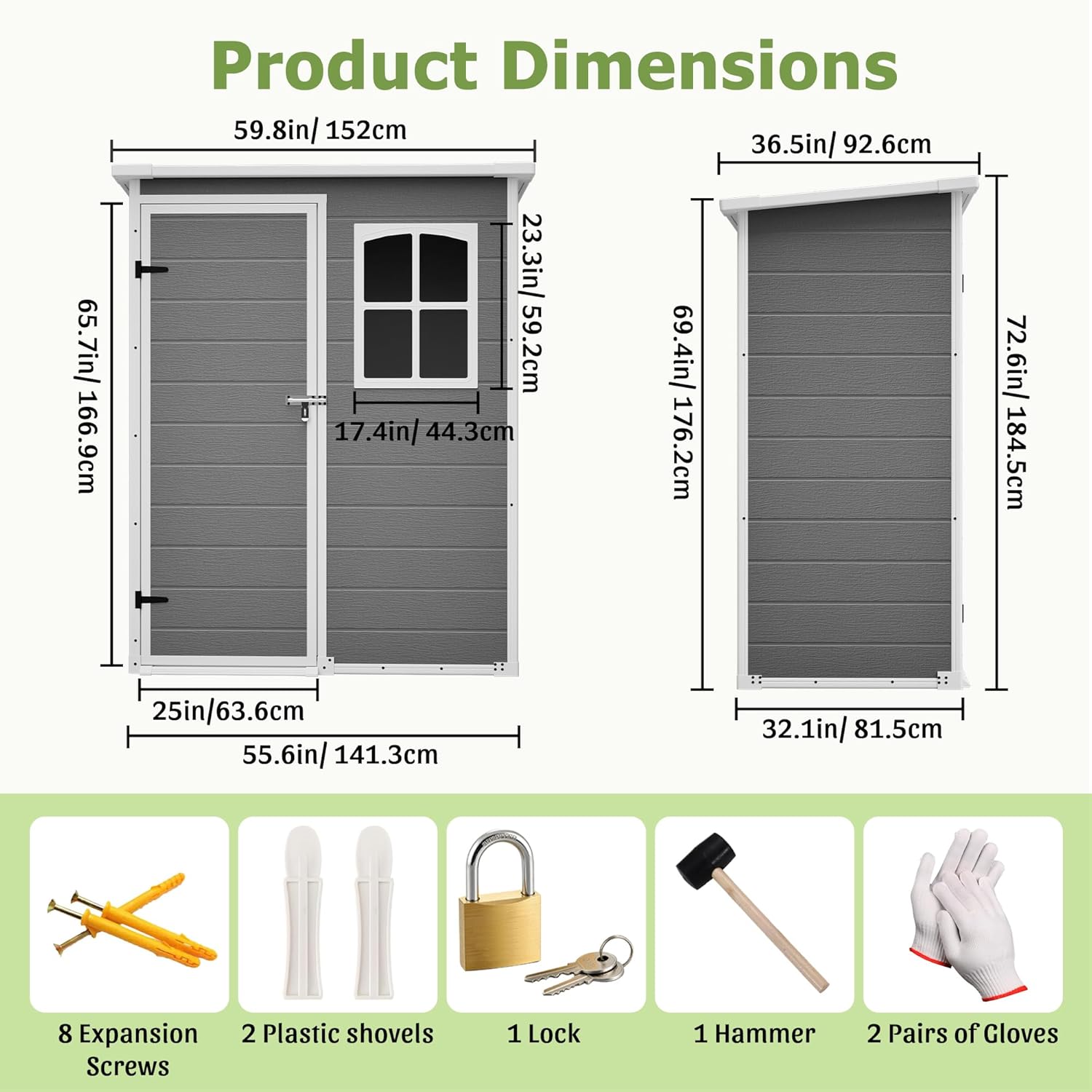 Resin Outdoor Storage Shed Kit - Outdoor Furniture With Storage 评论和价格