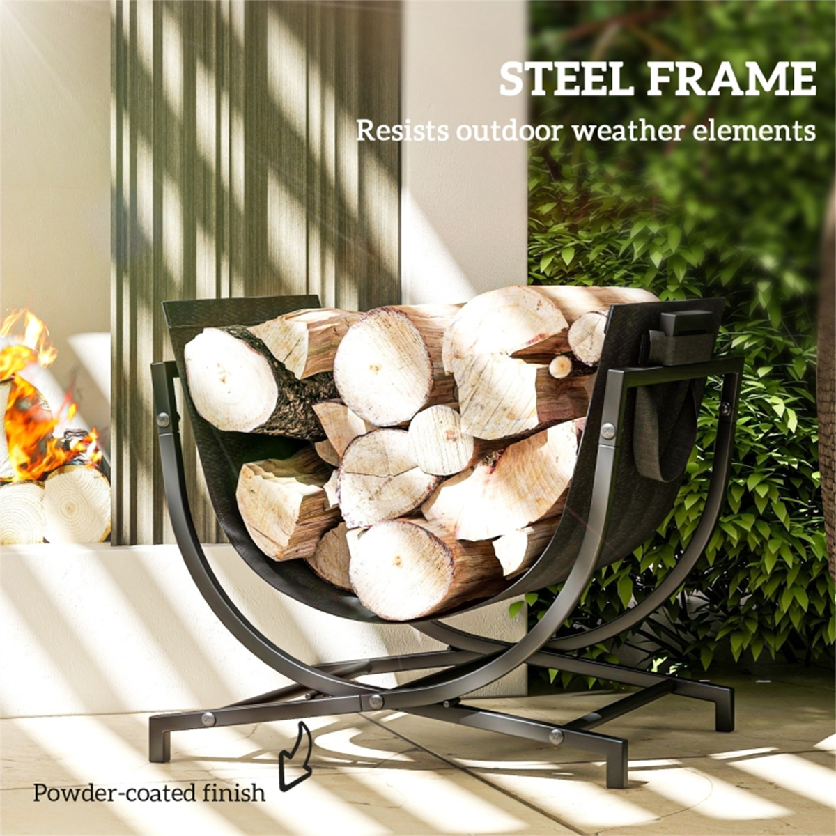 Outdoor Furniture Firewood Rac - Outdoor Furniture With Storage 评论和价格