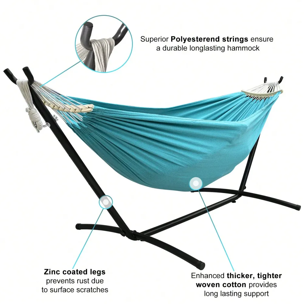 Double Hammock With Stand Incl - Hammock With Stand 评论和价格