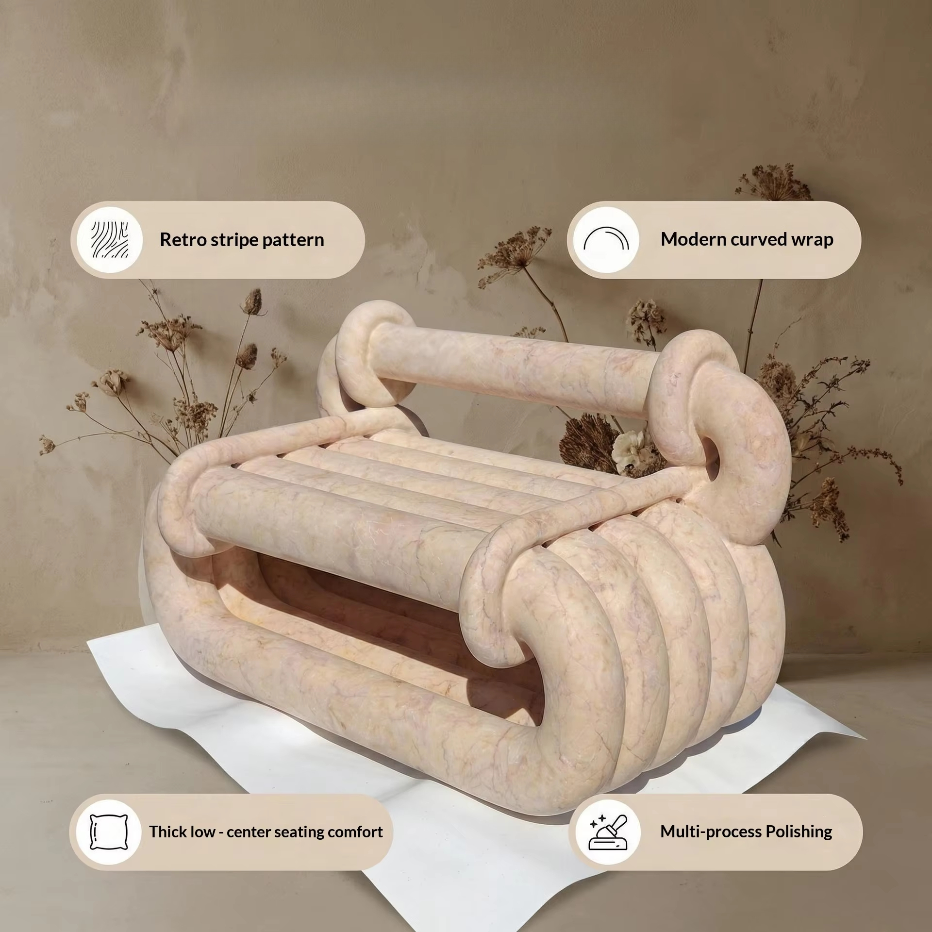 Natural marble polished outdoo - Outdoor Furniture Brand 评论和价格