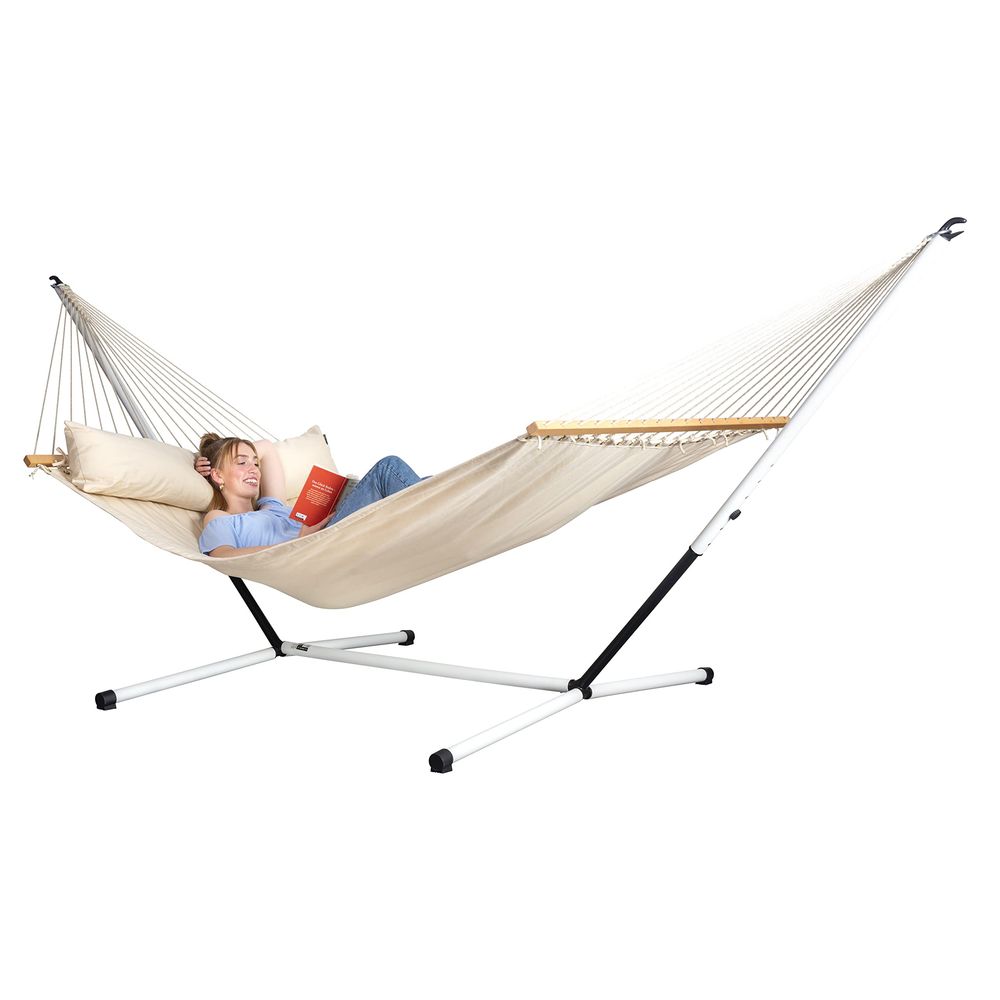 Nautico Cool Grey Powder Coate - Hammock With Stand 评论和价格