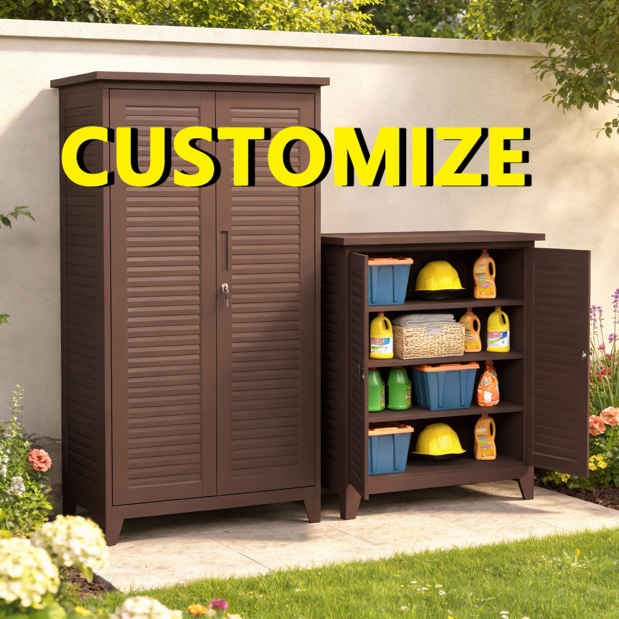 Any Size Custom High End Alumi - Outdoor Furniture With Storage 评论和价格