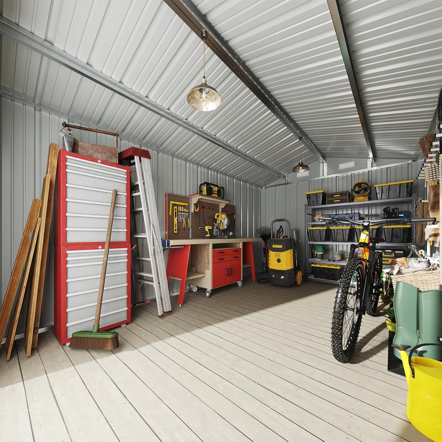 10 x 12FT Outdoor Storage Shed - Outdoor Furniture With Storage 评论和价格
