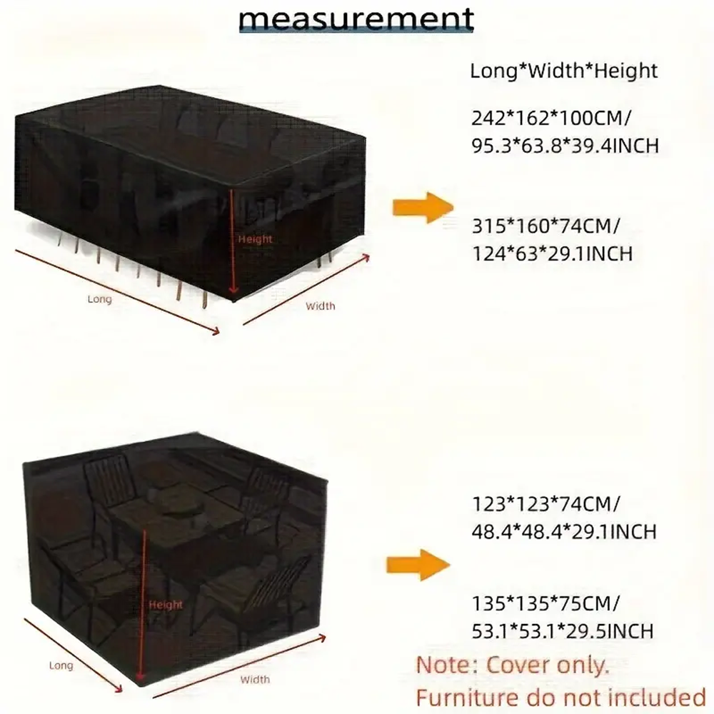 Outdoor Patio Garden Furniture - Outdoor Furniture Covers Waterproof 评论和价格