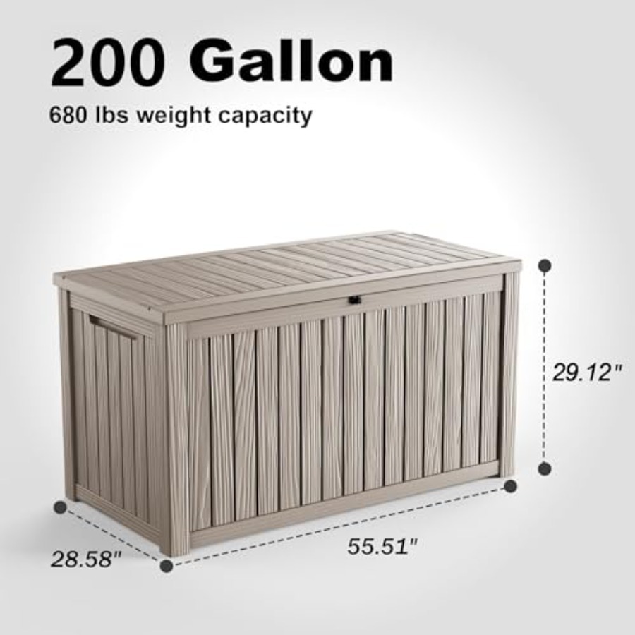 200 Gallon outdoor storage box - Outdoor Furniture With Storage 评论和价格