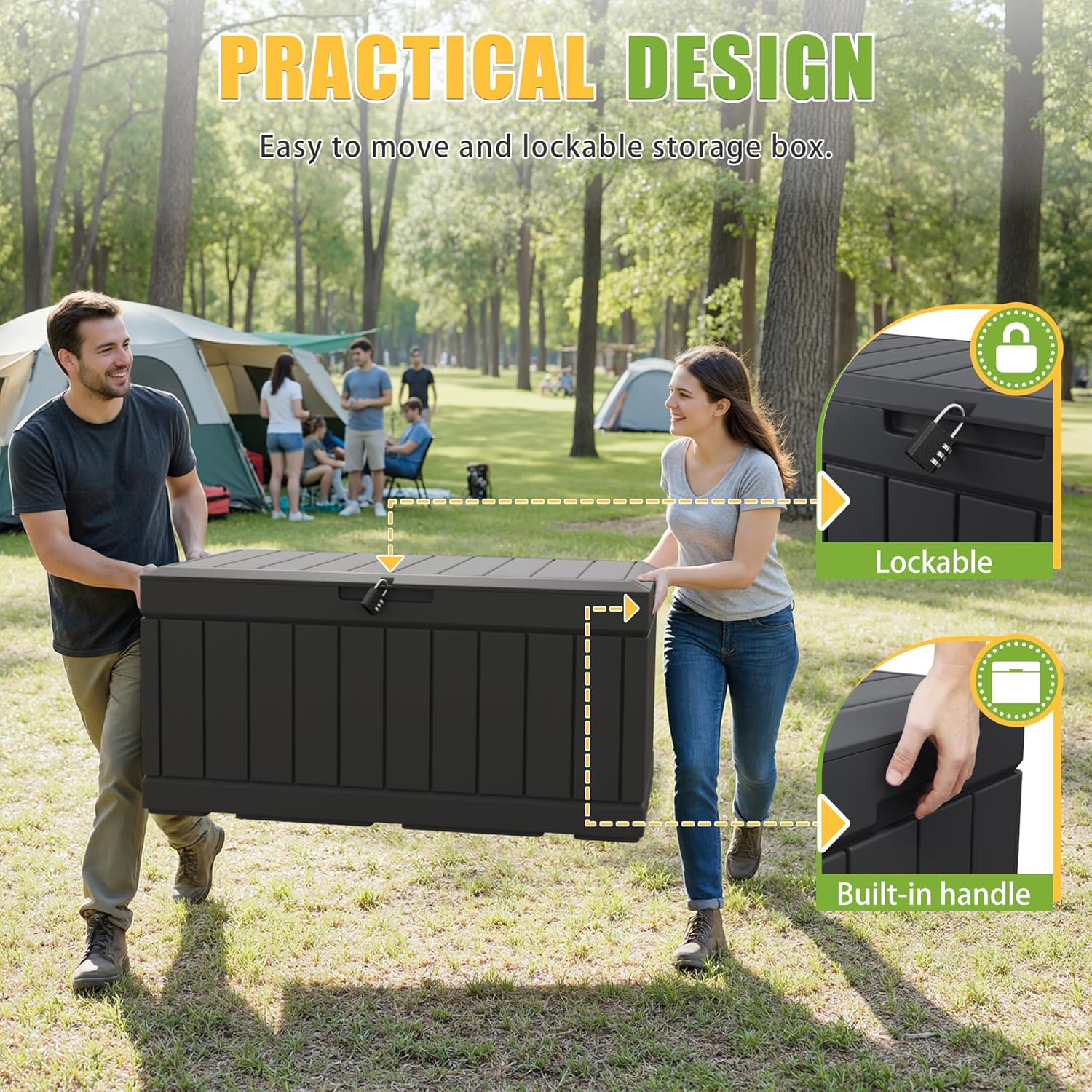 82 Gallon Outdoor Storage Box  - Outdoor Furniture With Storage 评论和价格