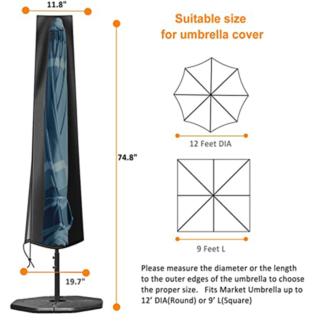 Universal Parasol Cover Waterp - Outdoor Furniture Replacement Fabric 评论和价格