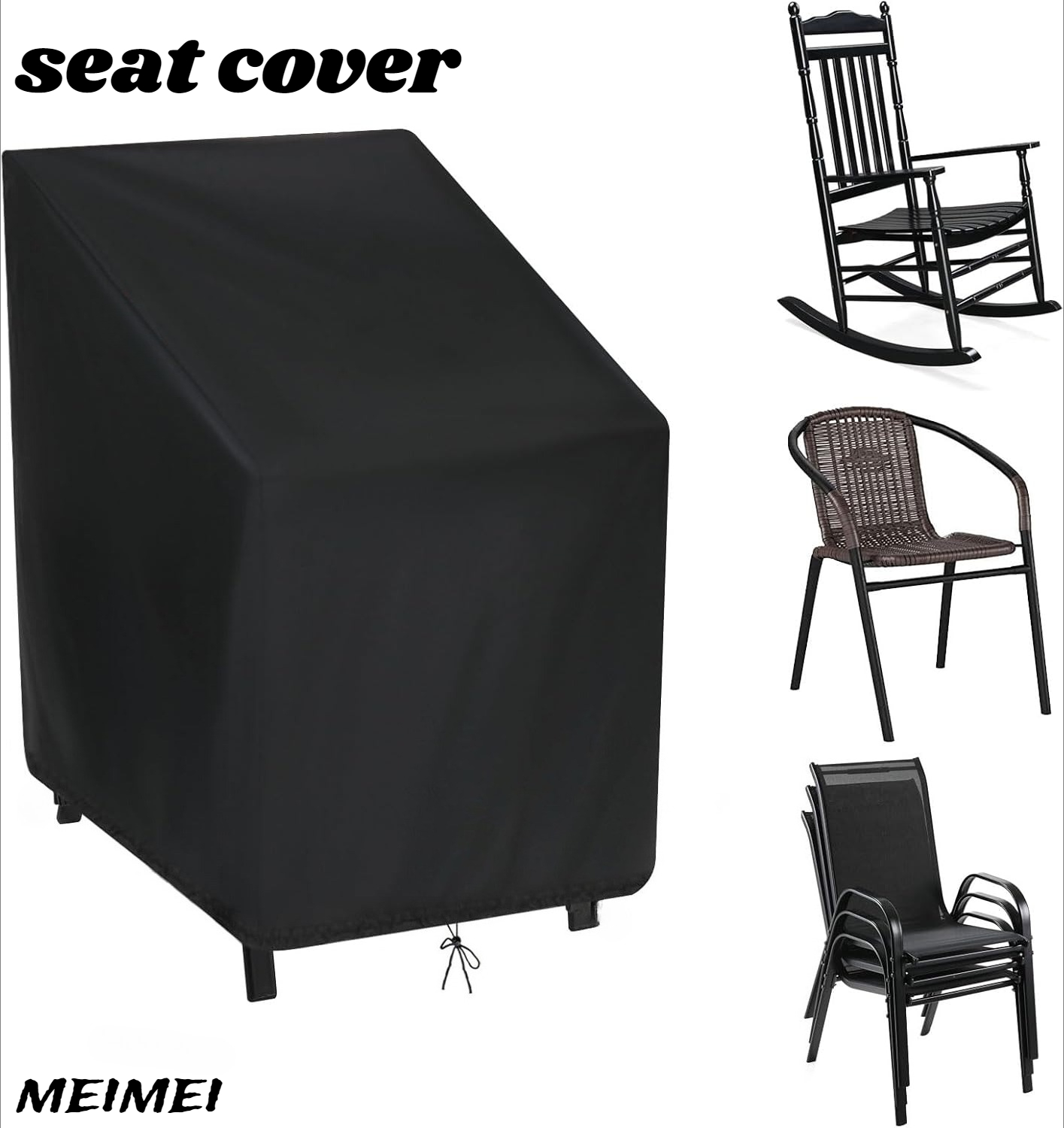 Stacked Chair Dust Cover Stora - Outdoor Furniture With Storage 评论和价格