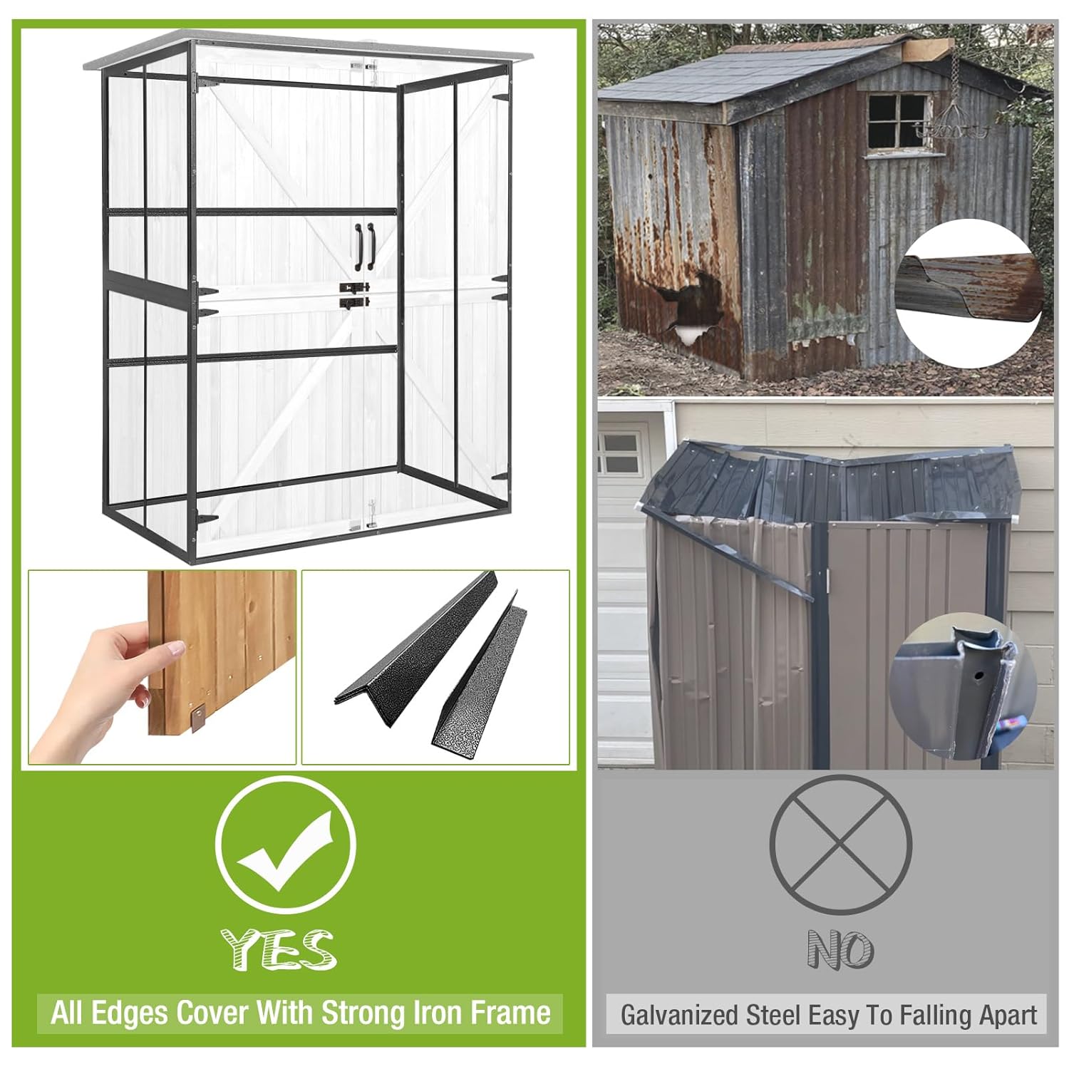Outdoor Cabinet Storage Shed w - Outdoor Furniture With Storage 评论和价格