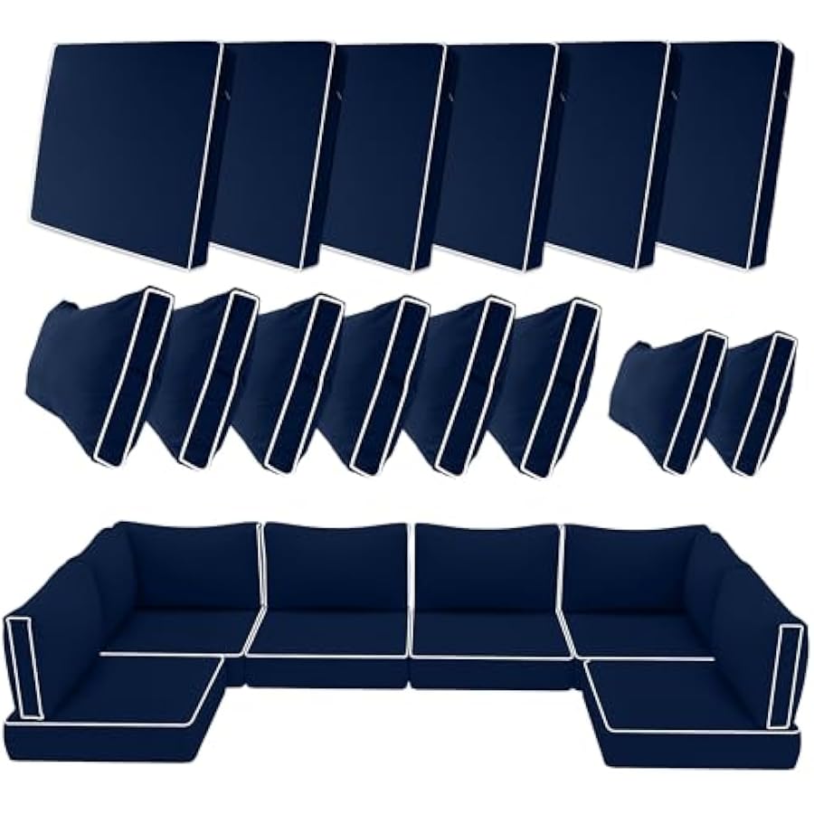 14 Piece Outdoor Patio Cushion - Outdoor Furniture Replacement Fabric 评论和价格