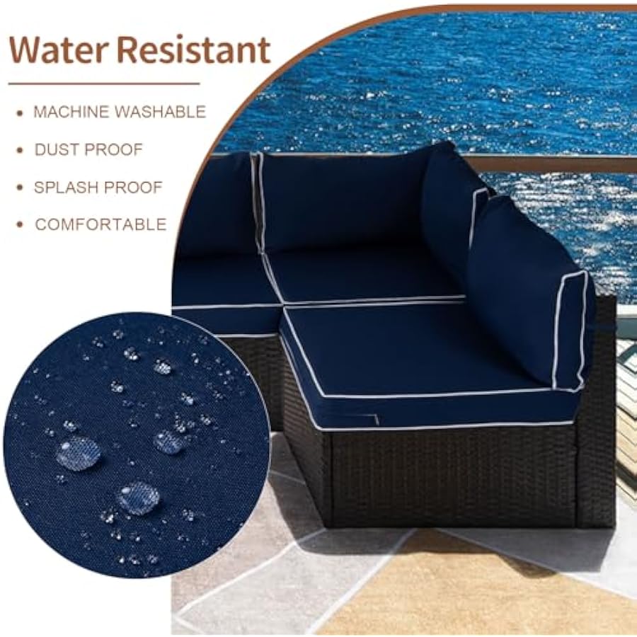 14 Piece Outdoor Patio Cushion - Outdoor Furniture Replacement Fabric 评论和价格